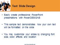 Business Group Portrait 01 PowerPoint Template text slide design